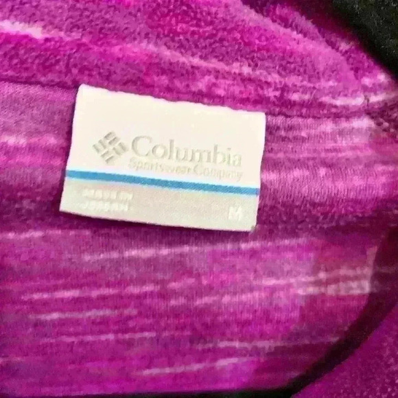 Columbia Purple Fleece Pullover Size M - Picture 8 of 8